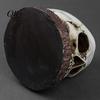 Durable Resin Knife Block Skull Holder, Spooky Skeleton Head Stand with 7 Organizer Slots, Halloween Horror Cutter Rack for Gothic Kitchen Countertop