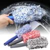 Car Tire Rim Wheel Hub Cleaning Brush with Long Handle Multipurpose Detachable Portable Car Wash Brush Maintenance Tool