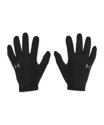[Under Armor] Беговые перчатки UA Storm Run Liner Gloves Мужские ЧерныйЧерныйЧерный Светоотражающий S