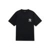 MLB New York Yankees T Shirts Unisex Black Crew Neck Moderate Straight Fit 3ATSU2033-50BKS