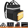 Сумка для доставки еды Изолированный рюкзак Большой вместимости Высокая грузоподъемность Расширяемый Кулер