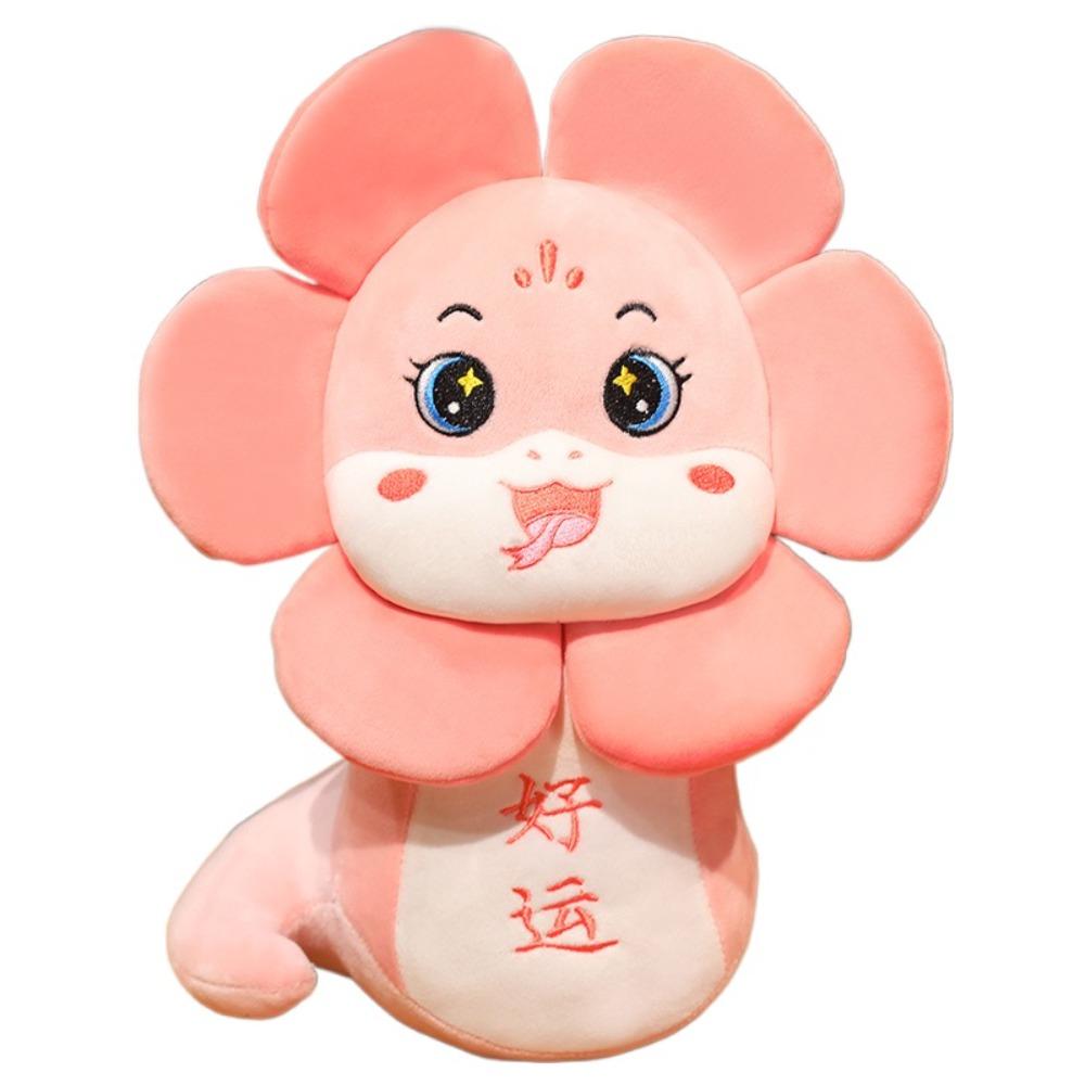 Мягкая кукла-талисман 2025 года Змеи, мягкая плюшевая змея, кукла, новогодние подарки