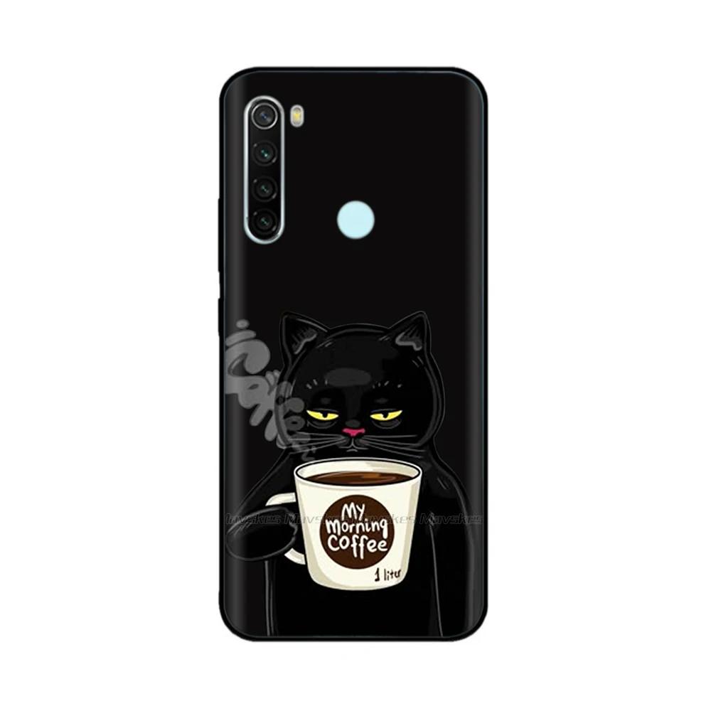 Для Xiaomi Redmi Note 8T Чехол с узором Полная защита Мягкий жидкий силикон Мультяшный чехол для Redmi Note 8T Note8T Оболочка Fundas