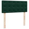 Ottoman Bed with Mattress Dark Green 120 x 190 cm Velvet