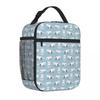 Bestselling Arctic Fox Pattern Oversized Adjustable Strap Lunch Bag Corporate Lunch Lunch Handbag
