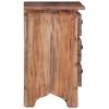 Nightstand 30 x 30 x 51 cm Solid Reclaimed Wood