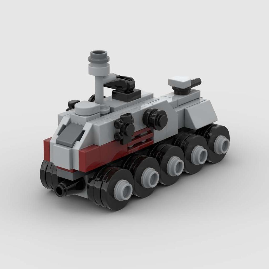 120 Мелких Деталей Moc Строительные Блоки Сборка Hav Wa6 Танк с Турбиной Доминатор Планета Битва Войны Клонов Модель Детская Игрушка