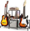 Durable, Multi-Functional Storage Stand for Acoustic Guitar, Ukulele, Electric Guitar, Bass, Wind Instruments, and Record Players. Universal Display