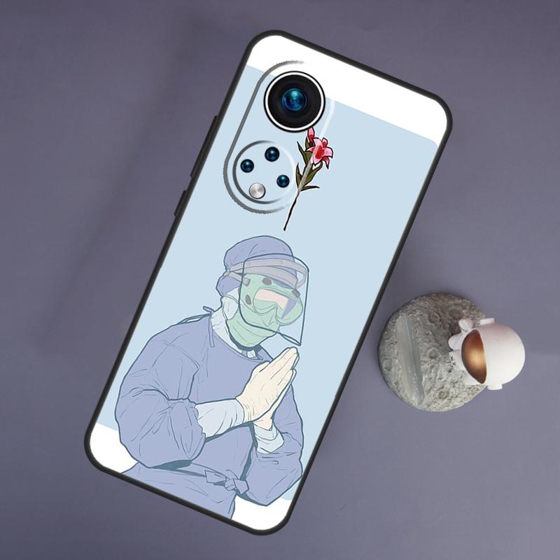 Мультяшный врач-медсестра для Huawei Honor Magic 5 Lite 70 50 X8 X9 a P20 P30 P40 P50 P60 Pro P Smart Nova 9 5T чехол