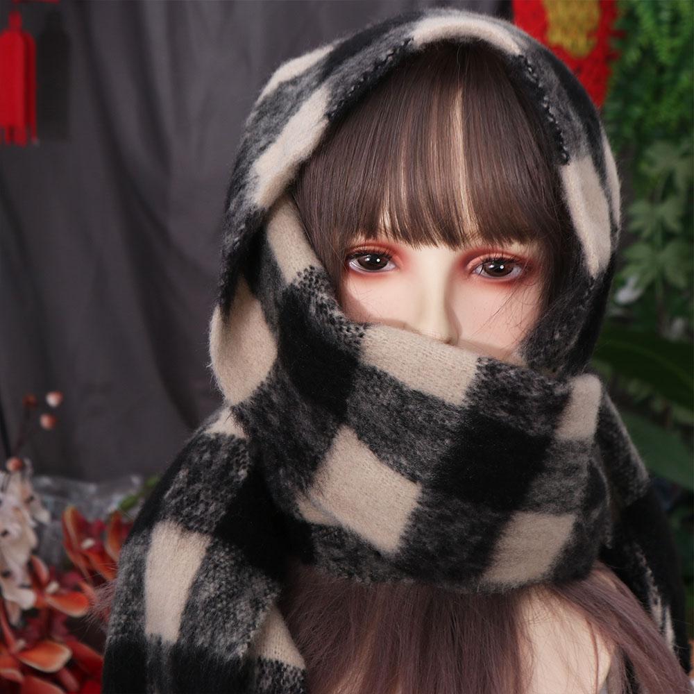 Casual Men's Striped Plaid Scarf Korean Checkered Scarf High Quality Winter Cashmere Scarf Gifts