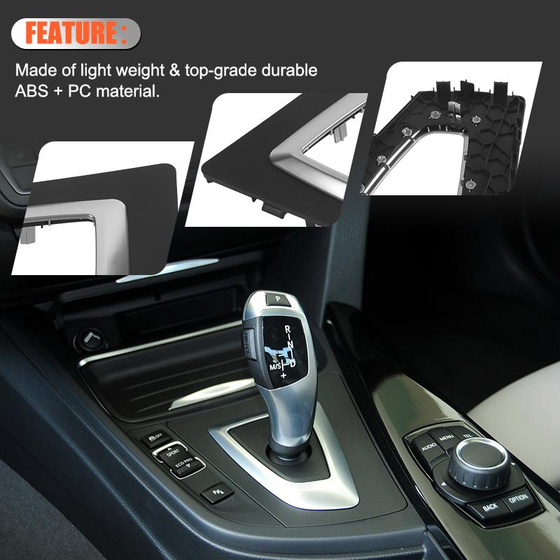 Gear Shift Selector Cover Transmission Shifter Bezel Trim For BMW 3 4 Series F30 F31 F34 F35 F32 F33 F36 51169234131 LHD