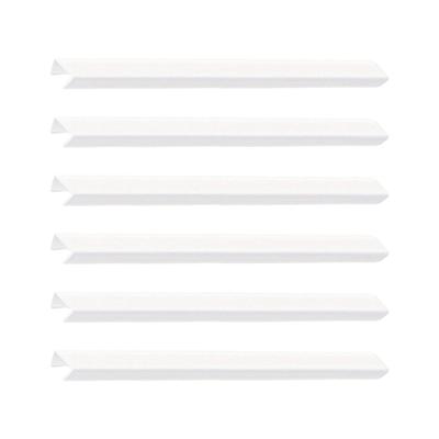 Прочный Прозрачный ПВХ Защитный Бортик 45 см Регулируемая Длина Индивидуальный Защититель для Угла Шкафа Защита от Детей Protect