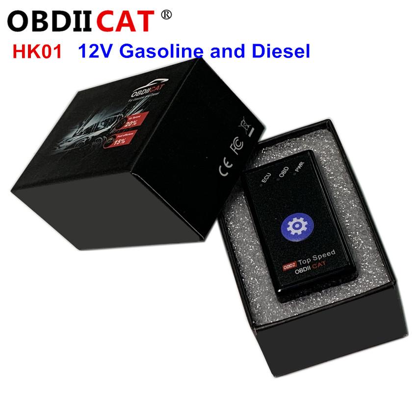 HK01 HK24 OBD2 Chip Tuning Box 15% Fuel Save Better Than ECO OBD2&Nitro OBD2 For Benzine &Diesel Cars HK24 Truck
