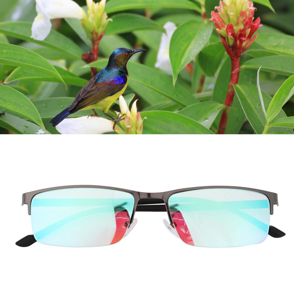 Очки для дальтоников Полуободковые Полностью черные Красные Зеленые Солнцезащитные очки для коррекции дальтонизма для помещений и улицы