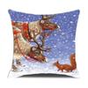 Рождественская наволочка Санта-Клаус Снеговик наволочка диван автомобильная подушка украшение дома Новый год Рождественский подарок