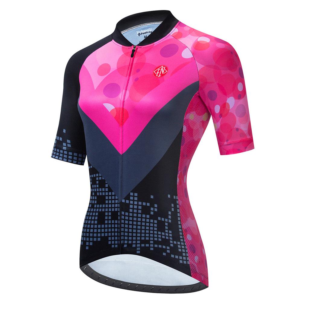 Tour De France Short-sleeve Cycling Wear for Women, Summer Breathable Cycling Wear