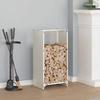 VidaXL Firewood Rack White 40x30x80 Cm 864232