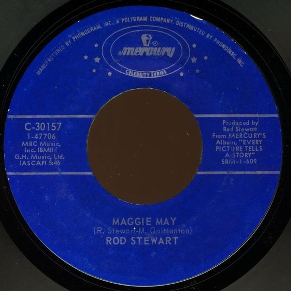 7-дюймовая пластинка ROD STEWART Maggie May I Know Im Losing Yo C30157 Mercury US Rock Б/у