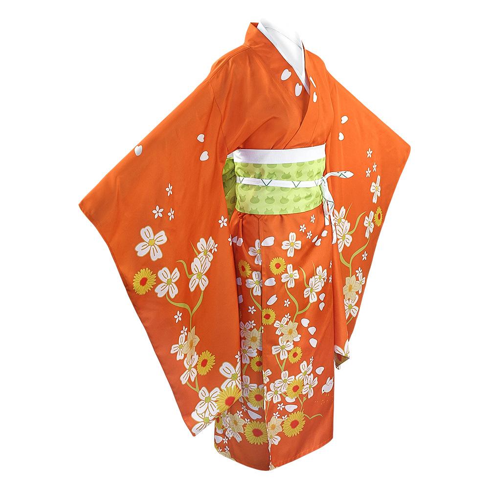 Danganronpa 2 Hiyoko Saionji Cosplay Japanese Kimono Stage Costume