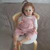 60 Cm Big Real Size Reborn Dolls Maggi Soft Touch Cloth Body Toddler Princess Girl Baby Doll Real Like Handmade Rooted Hair Newborn Dolls for Kids Toy
