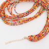 Raindrops 1set Statement Jewellery Sets Orange Plastic Style For Women