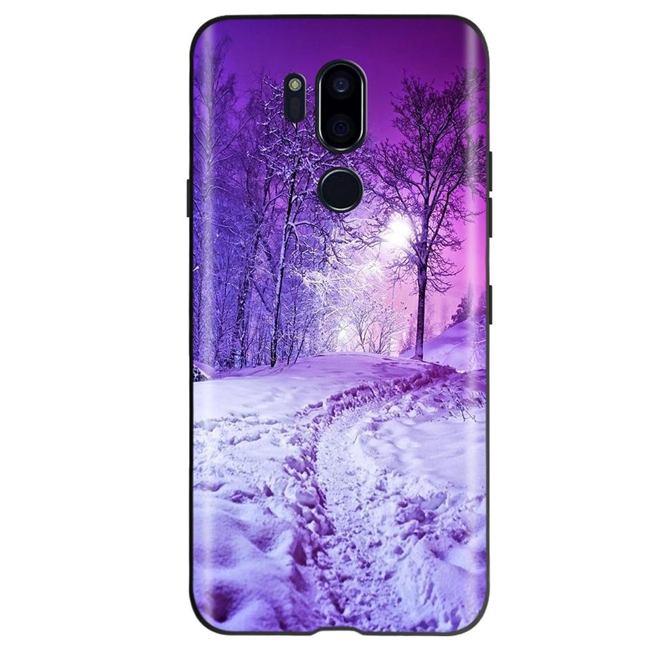 Для LG G7 ThinQ Чехол G710 LM-G710 Милый Кот Бабочка Ударопрочный Мягкий Силиконовый Чехол для Телефона Для LG G7 ThinQ Задняя Крышка 6.53'' Coque