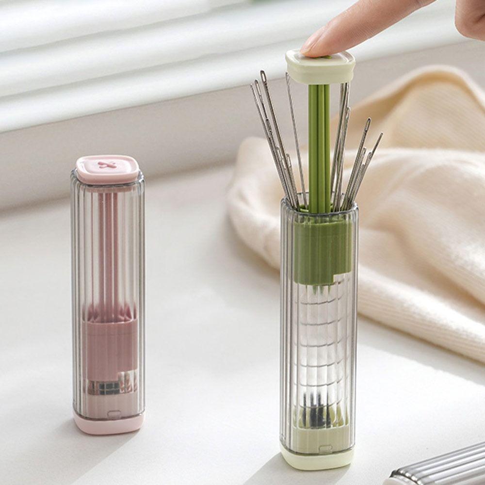 Multifunctional Needle Thread Organizer Easy Sewing Magnetic Sewing Needle Box for Quilt Sewing