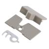 Fridge Door Catch/lock + Backing Plate Caravan/motorhome RV For Dometic