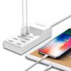 Многопортовое USB-зарядное устройство Быстрая зарядка 50 Вт Зарядная головка Зарядное устройство для мобильного телефона Часов Подходит для Apple Huawei