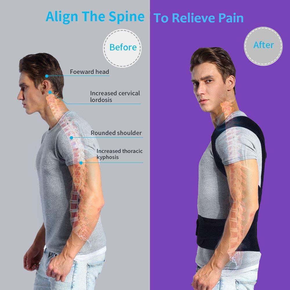 Shoulder Back Support Waist Brace Medical Unisex  Neoprene Posture Corrector for Hunchback