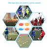 10 Pcs Soccer Flat Cones Marker Disc With Holes Landmark Pad Football Basketball Training Aids Sports Training Equipment