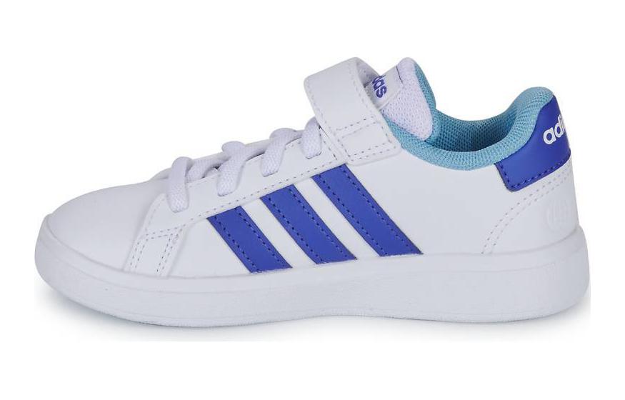 adidas Grand Court Ремешок Маленький Ребенок 'White Lucid Blue' HP8915