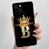 Для Apple iPhone 15 Plus Чехол iPhone15 Pro Чехол с буквой-короной Мягкий жидкий чехол для телефона Для iPhone 15 Pro Max iPhone15 Fundas Coque