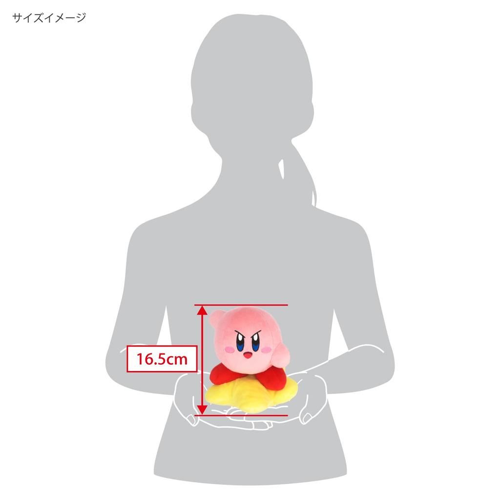 Sanei Boeki Kirby of the Stars КОЛЛЕКЦИЯ ALL STAR Kirby Warp Star (S) Ш14×Г14×В16.5см Плюшевый KP71