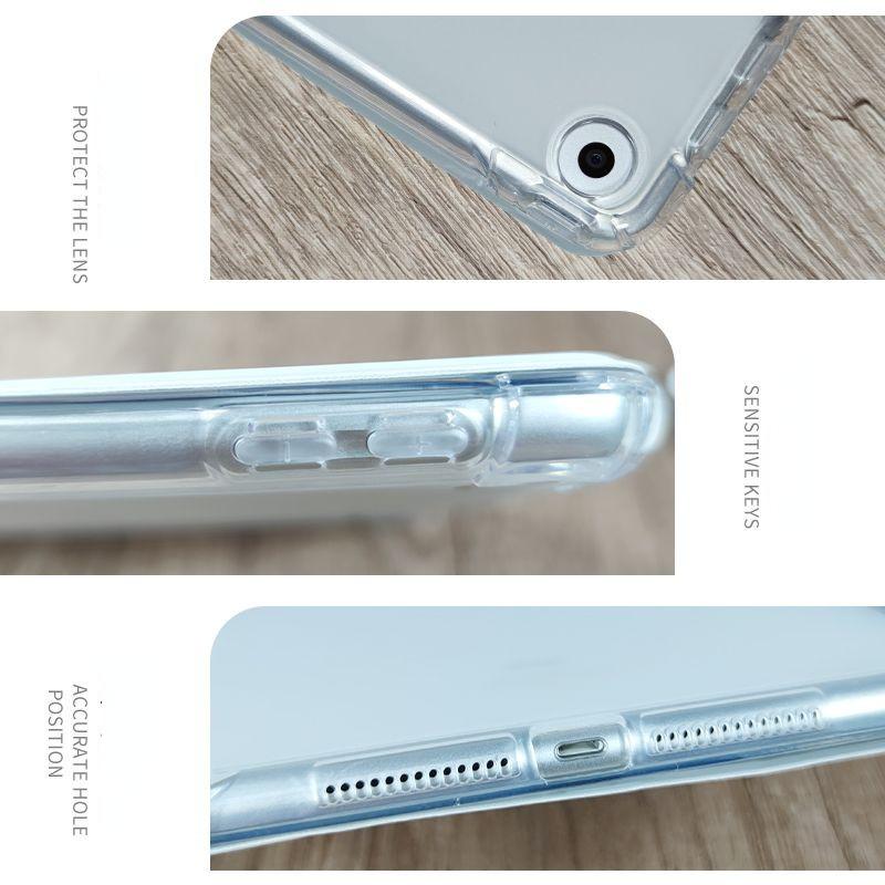 Чехол для iPad Air6 с милым рисунком щенка бургера, чехол для iPad Smart Style Tri-Fold для iPad Pro2024 11 13 Air6 Air5 Air4 10.9 Air3 10.5 с держателем для карандашей