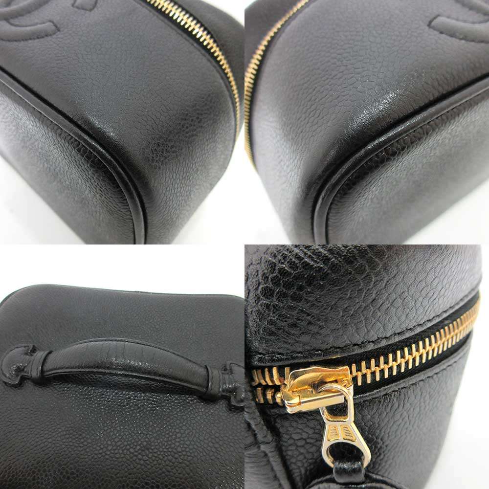 Used CHANEL COCO MarkHandbag leather Women
