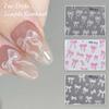 3D Embossed Bowknot Flower Nail Art Sticker Self-Adhesive Slider Nail Art  for Women Girls