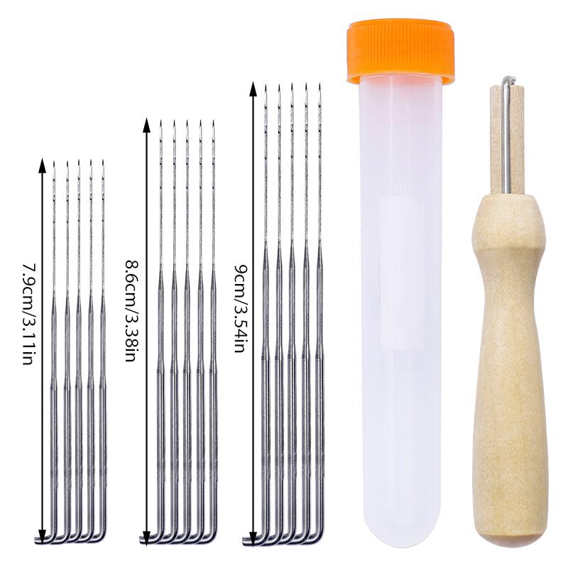 MIUSIE 1-30 шт. Набор для валяния из шерсти, иглы для войлока, набор для валяния своими руками с бутылкой