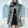 Fashion Winter Long Coats Female Parkas Hooded Faux Fur Collar Lady Jackets Thick Warm Overcoat