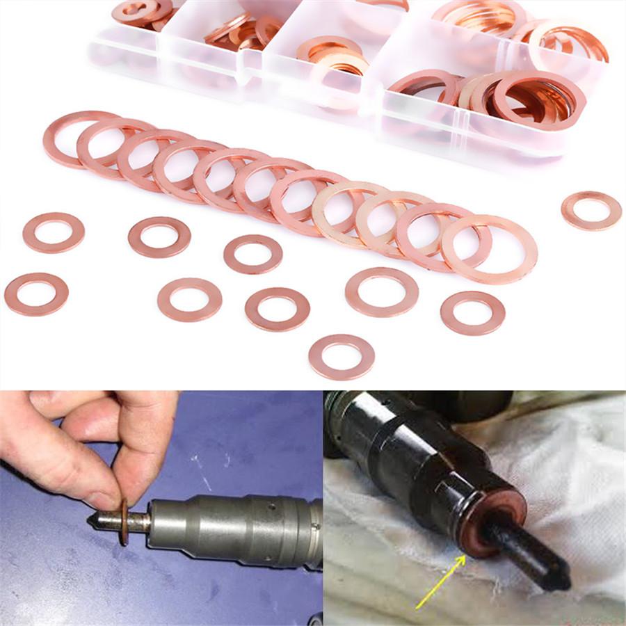 120 шт. M5 M6 M8 M10 M12 T3 Медная уплотнительная шайба для лодки, уплотнительная шайба, плоское уплотнение