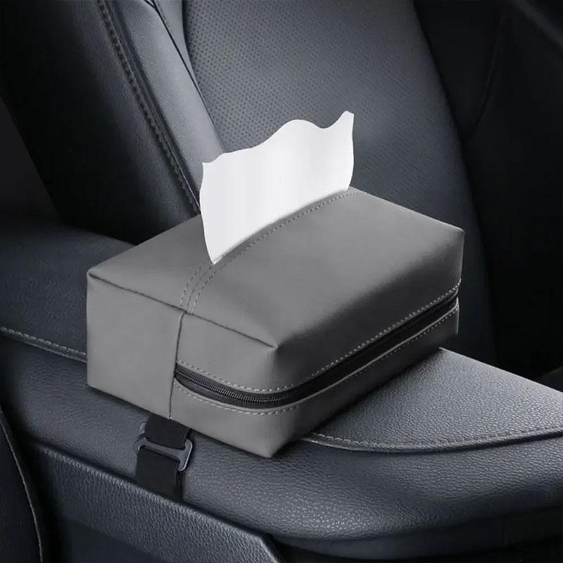 kdtn3 Car tissue bag,with fixed belt,car practical paperbag,interior supplies,car accessories,for mercedes-benz CLA CES CLS SLK GLK