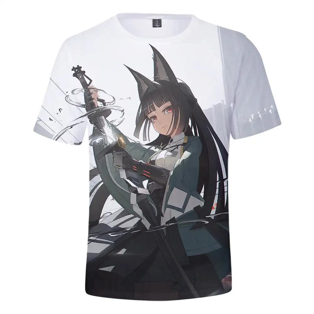 Футболка Zenless Zone Zero Game 3D Printed Oversize мужская футболка уличная мода круглый вырез с коротким рукавом мужская одежда