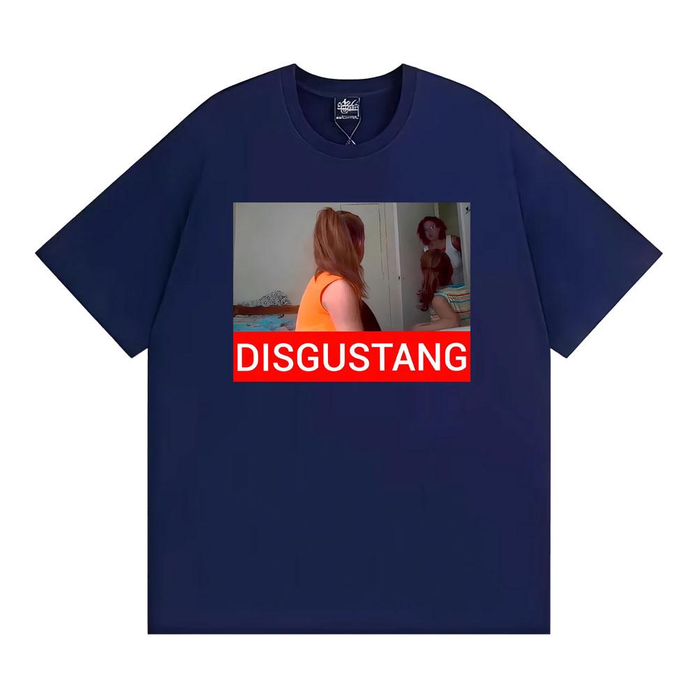 Disgustang Meme Viral Internet Humor Funny Meme Graphic T Shirt Men's Women Fashion Hot Sale O-Neck T-shirts Oversized Tee Shirt