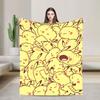 Cool Dragon Charizard Cartoon Blanket Velvet Air Conditioning Poke-Mon Portable Soft Throw Blanket for Bedding Couch Rug Piece