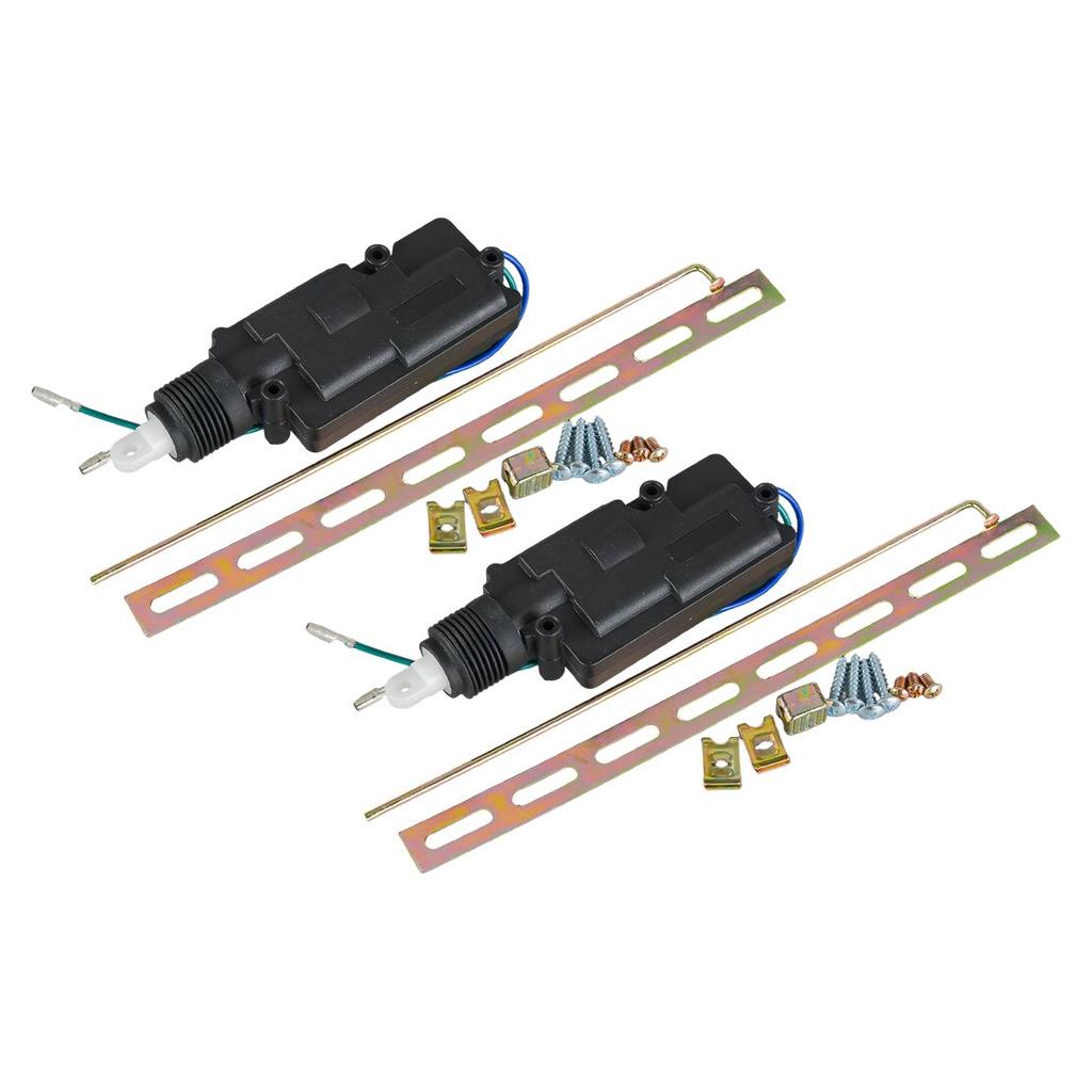 2 Sets Universal Heavy Duty Power Door Lock Actuator 2 Wire Fit For Most 12V Car Models