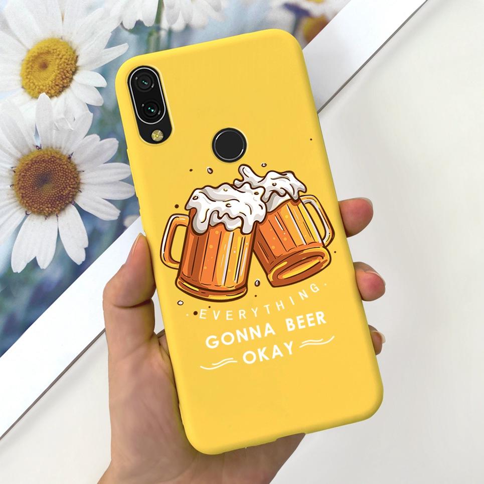Чехол для Xiaomi Redmi Note 7 Note7 Pro Роскошный Цветочный Мраморный Funda Мягкий Силиконовый Чехол для Телефона Для Redmi Note7 Redmi 7 Задняя Крышка