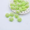 50Pcs 12mm 3D Mini Flower Lotus Flatback Planar Resin Accessories DIY Craft Phone Patches Arts Material