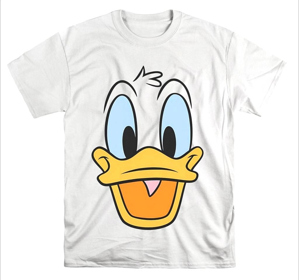 Funny Retro Donald Duck Quack t Shirt Cartoon Unisex summer cotton top tee Short Sleeve Couple Oversized Casual Unisex