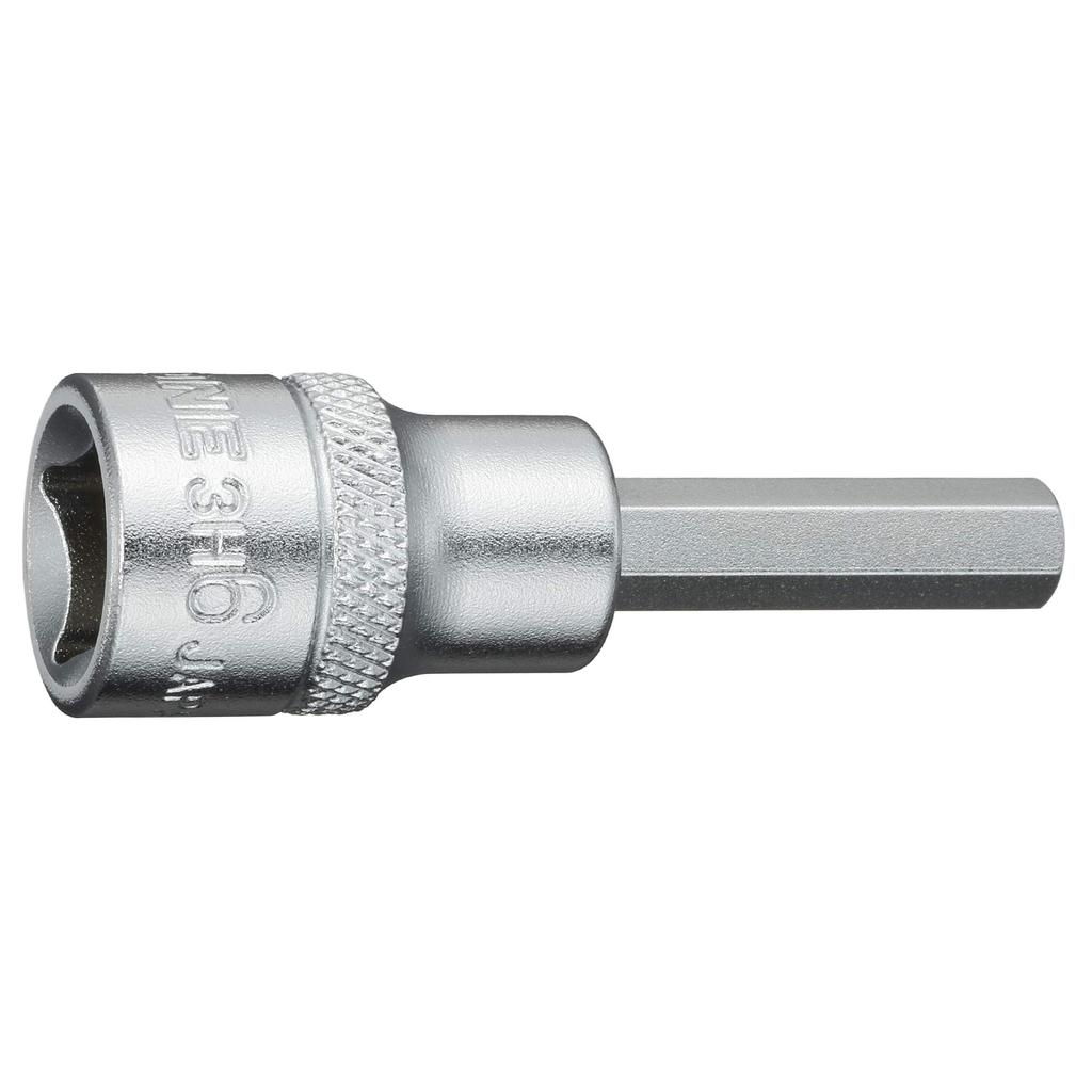TONE Hexagon Socket Drive Angle Width Across Flats 6mm HP3H-06 9.5mm (3/8")