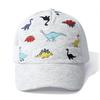 Adjustable Toddler Baseball Hat Dinosaur Printed Mesh Baseball Hat  for Boys Girls